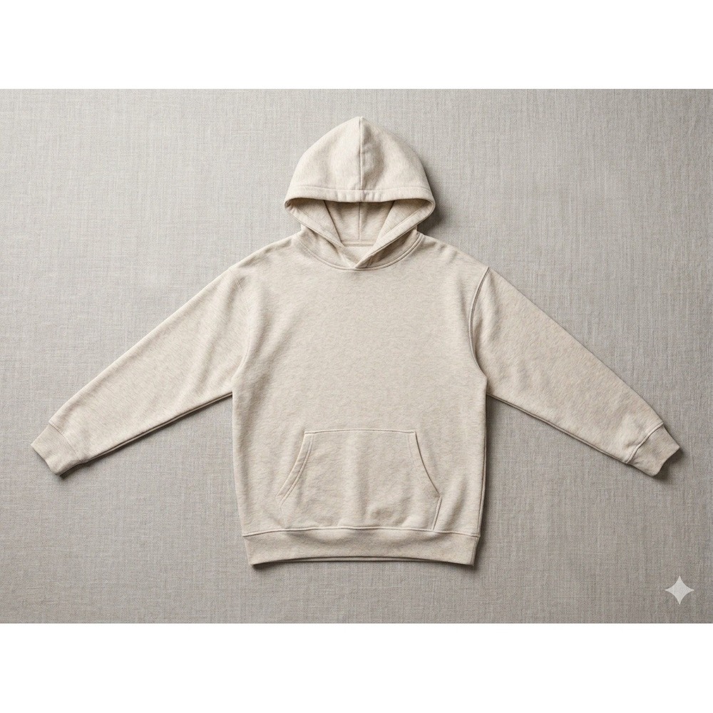 Women's Oversized Hooded Pullover Sweatshirt -Wild Fable Heather grey size large - Picture 2 of 10
